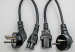 Israel standard rohs approval ac power cable with high quality Israel 3 pin electrical plug