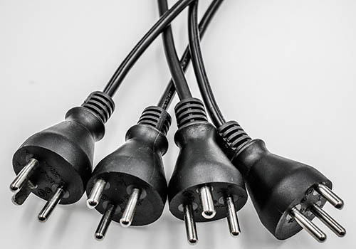 Denmark power cable plugs