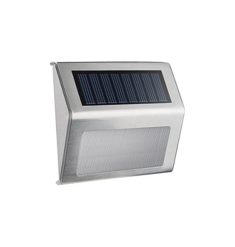 2LED Stair Aluminum Outdoor Solar Wall Light