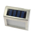 3LED Aluminum Waterproof Garden Solar LED Wall Light