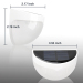 6LED Waterproof Chargeable Battery Solar Garden Wall Light