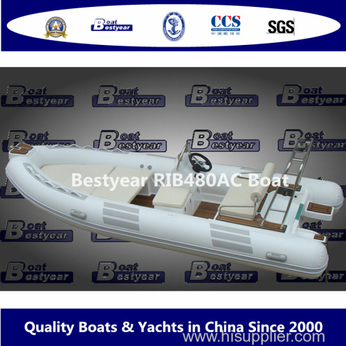 Bestyear Rib boat of 4.8m AB and AC