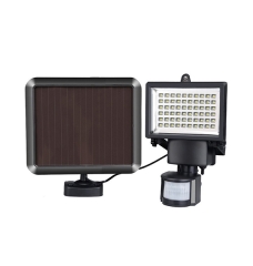 60 LED Security Bright Outdoor Solar Wall Light