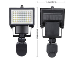 60 LED Security Bright Outdoor Solar Wall Light