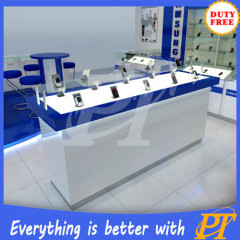 digital products display showcase mobile phone showcase table cellphone accessories cabinet