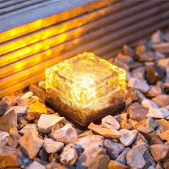 Colorful Crystal Brick Outdoor Solar Garden Ligh