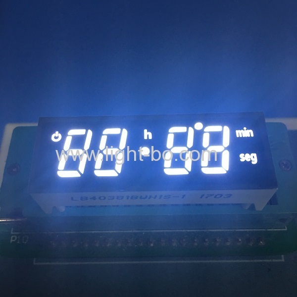 display led personalizzato a 7 segmenti bianco ultra luminoso per il controllo del timer del forno