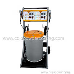 electrostatic powder coating unit