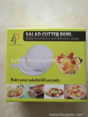 60 Second Salad Maker - Healthy Fresh Salads Made Easy Bowl with Cap