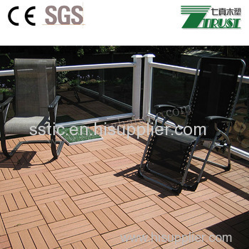 Eco-friendly Anti-slip WPC DIY floor tiles colour for outdoor decoration