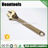 Spark Resistant Safety Tool Non SparkingMonkey Adjustable Wrench For Oil Gas Offshore Oilfield