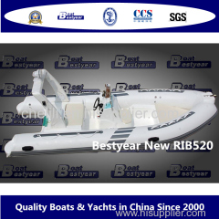 Rigid hull inflatable boat-RIB520A