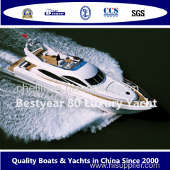 Bestyear 80' Luxury Yacht for Pleasure