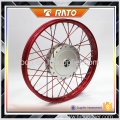 Red motorcycle rear wheel for Honda Brazil