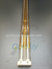 Medium wave golden heater lamps