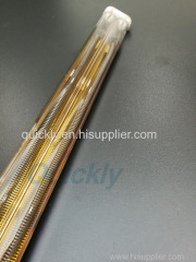 Mirror paint drying infrared heating elements