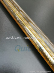 Medium wave twin tube quartz heater lamps