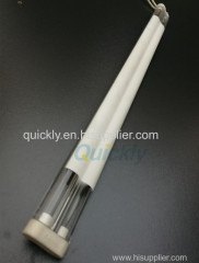 Medium wave twin tube quartz heater lamps