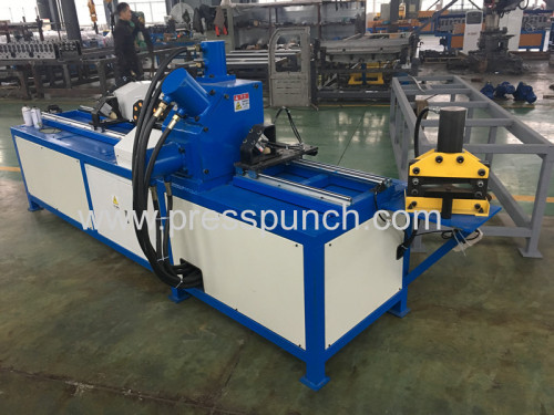 auto duct angle flange punching machine