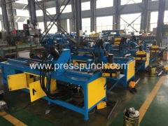 auto duct angle flange punching machine