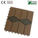 WPC DIY board decking tile wood plastic composite(WPC) decking/flooring tile engineered