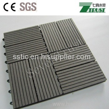 high quality wpc garden decration DIY decking/wpc interlocking decking tiles from China