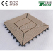 WPC DIY board decking tile wood plastic composite(WPC) decking/flooring tile engineered