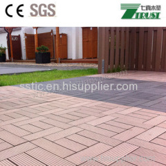 WPC wood plastic composite Solid DIY Decking flooring 300*300mm for interior/exterior