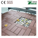 natural environmental wpc/ wood plastic composite flooring tiles