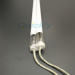 quartz tube heating lamp with white reflector