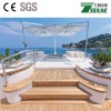 Synthetic Teak Decking Technics and Marine PVC Boat deck engineered wood flooring