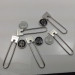 Alloy Engraving Logo Safety Pin for Brand Promotion