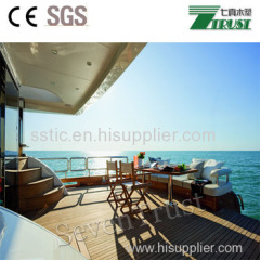 Waterproof boat synthetic wpc flooring teak decking