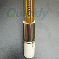 single tube medium wave heater lamps for printing oven