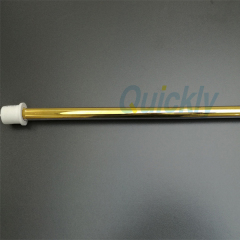 single tube medium wave ir lamps with big round ceramic cap