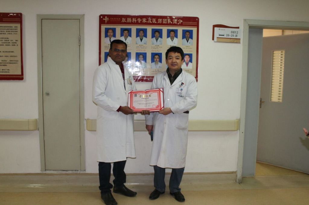 India famous Dr. Sunil go to China for BEIM trainnning