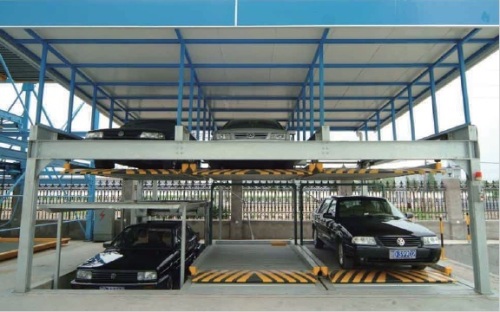 PSH pit type 3-layer intelligent parking system