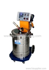 electrostatic powder coating spray unit