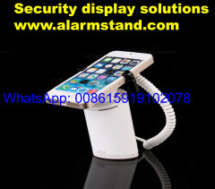 COMER security cable lock alarm devices for mobile phone retail shops