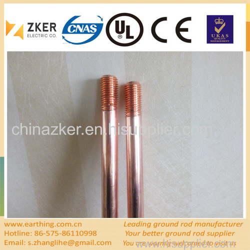 elctric defense copper weld sectional ground rod