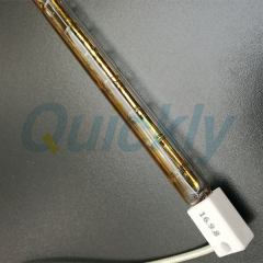 short Wave Quartz Gold Plated Reflector Electric Infrared Heater Lamps