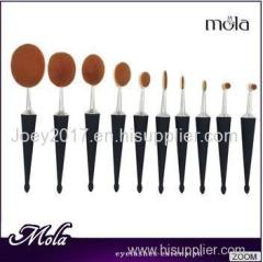 2017 wholesale best selling products 10 pcs umbrella oval makeup brush set available