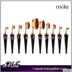 2017 wholesale best selling products 10 pcs umbrella oval makeup brush set available