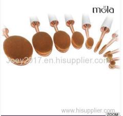 2017 wholesale best selling products 10 pcs umbrella oval makeup brush set available