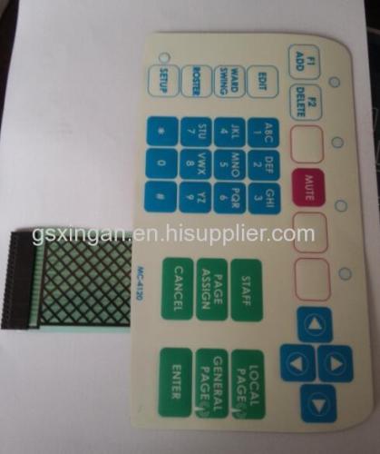 el membrane switch overlay