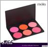 OEM high quality powder 6 color compact blush makeup kit best matte blush