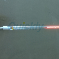 clear quartz single tube infrared heater