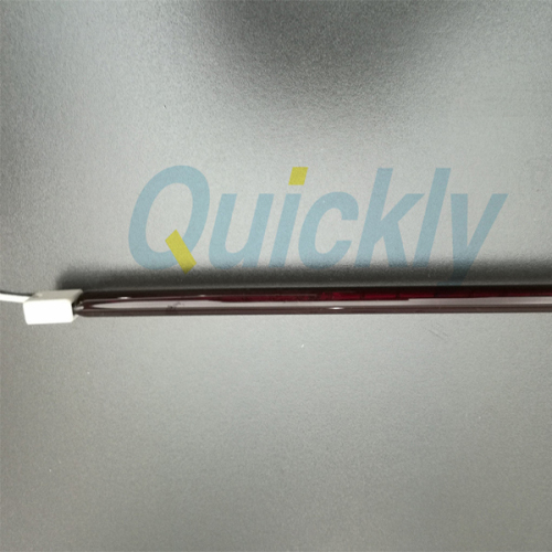 quartz heating tube ir ruby lamps SK15 ceramic end