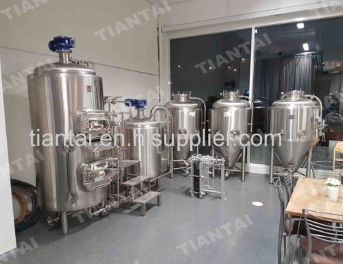 4 bbl Copper mashing equipment