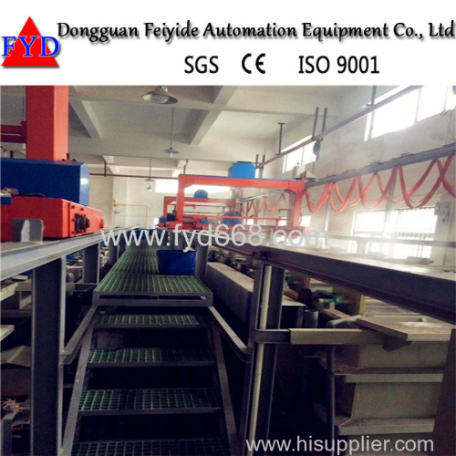 Feiyide Customized Automatic Chrome Plating Line for Hardware parts Plating